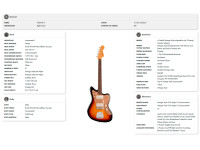 Fender Vintera II Road Worn 50s Jazzmaster Rosewood Fingerboard 3-Color Sunburst Fender Vintera II Road Worn 50s Jazzmaster Rosewood Fingerboard 3-Color Sunburst